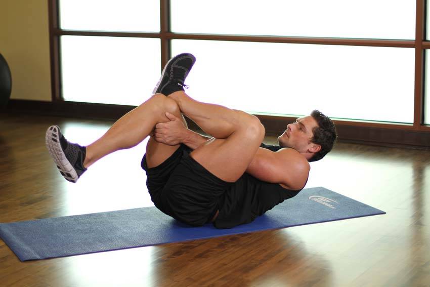 Ankle On The Knee — bitiş pozisyonu