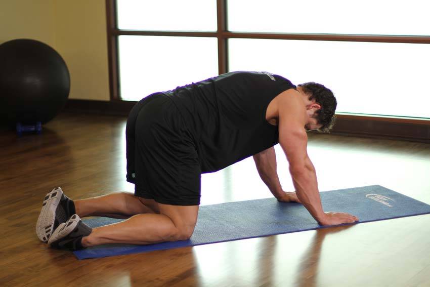 Rear Leg Raises — başlangıç pozisyonu