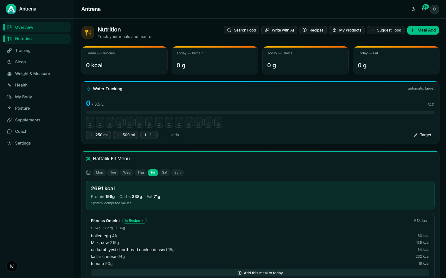 Web panel